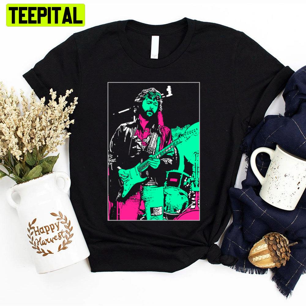 Retro Eric Clapton 1977 Live Illustration Unisex T-Shirt Retro Eric Clapton 1977 Live Illustration Unisex T-Shirt