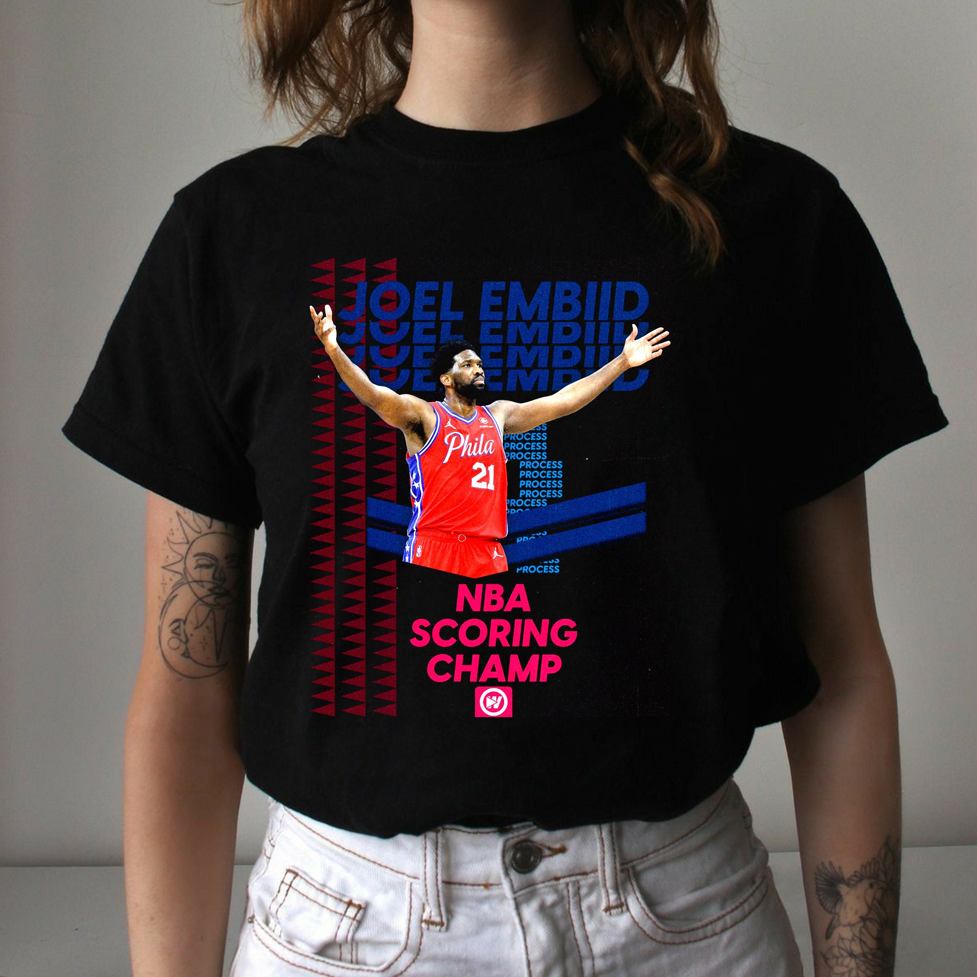 Retro Joel Embiid Philadelphia 76ers Sixers Basketball Unisex T-Shirt Retro Joel Embiid Philadelphia 76ers Sixers Basketball Unisex T-Shirt