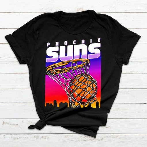 Retro Sunset City Phoenix Suns Basketball Unisex T-Shirt