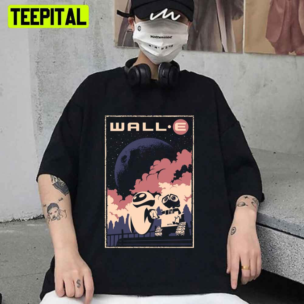 Retro Vintage Wall-E Eve Unisex T-Shirt Retro Vintage Wall-E Eve Unisex T-Shirt