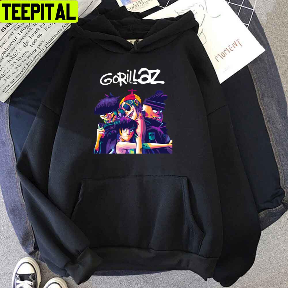 Say Hello Gorillaz Unisex T-Shirt Say Hello Gorillaz Unisex T-Shirt