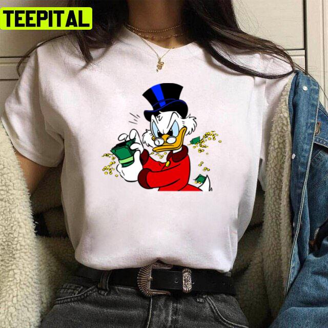 Scrooge Mc Donald Duck Disney Cartoon Unisex T-Shirt Scrooge Mc Donald Duck Disney Cartoon Unisex T-Shirt