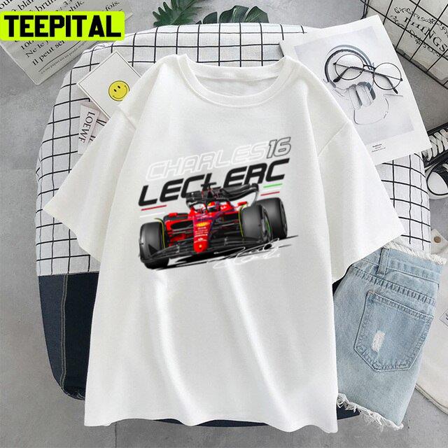 Scuderia Ferrari 2022 Charles Leclerc Design Unisex T-Shirt Scuderia Ferrari 2022 Charles Leclerc Design Unisex T-Shirt