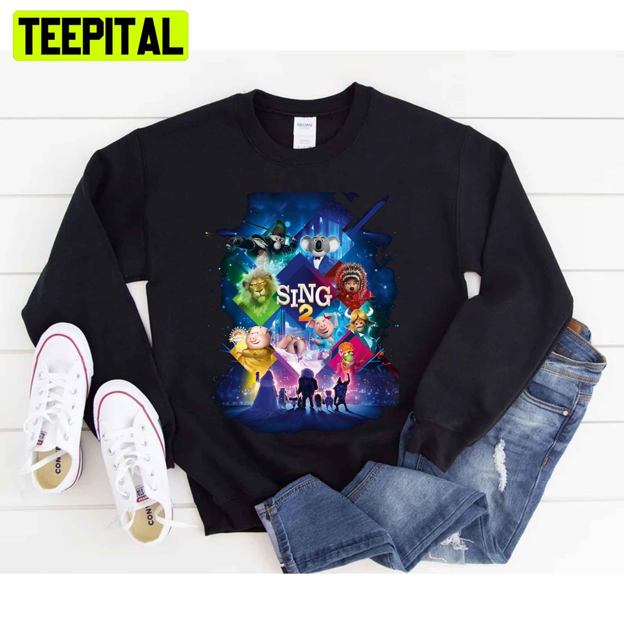 Sing 2 The New Stage Graphic Unisex T-Shirt Sing 2 The New Stage Graphic Unisex T-Shirt