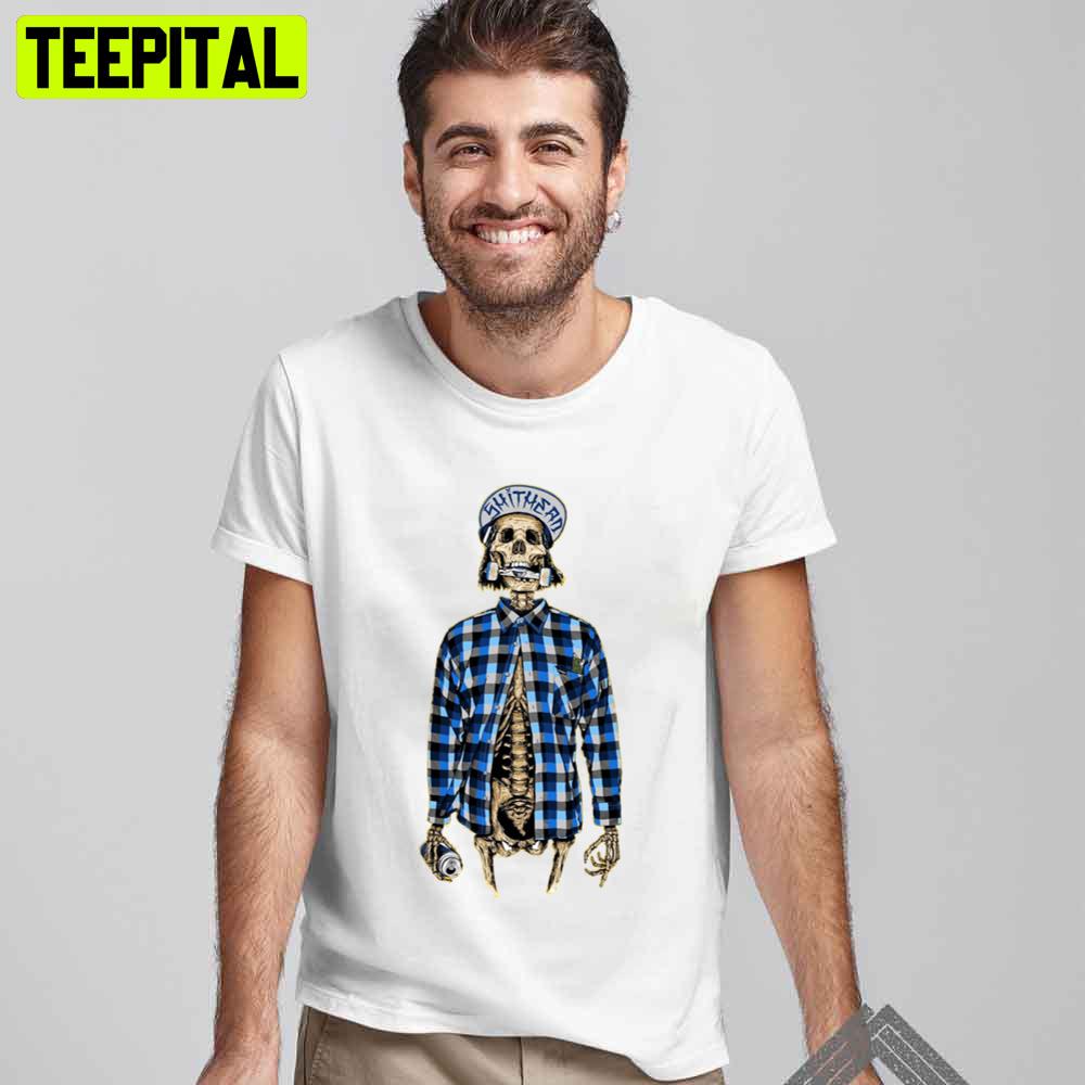 Smithead Artwork Skeleton Unisex T-Shirt Smithead Artwork Skeleton Unisex T-Shirt