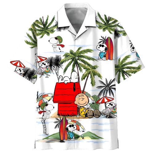 Snoopy Summer Time Youth & Adult Hawaiian Shirt 1 PK12 Snoopy Summer Time Youth & Adult Hawaiian Shirt 1 PK12