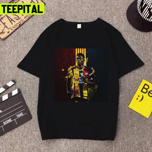Soccer Team Barcelona Ousmane Dembele Unisex T-Shirt Soccer Team Barcelona Ousmane Dembele Unisex T-Shirt