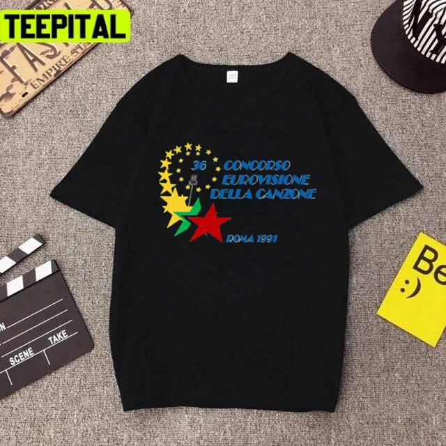 Song Contest 1991 Eurovision Design Unisex T-Shirt Song Contest 1991 Eurovision Design Unisex T-Shirt