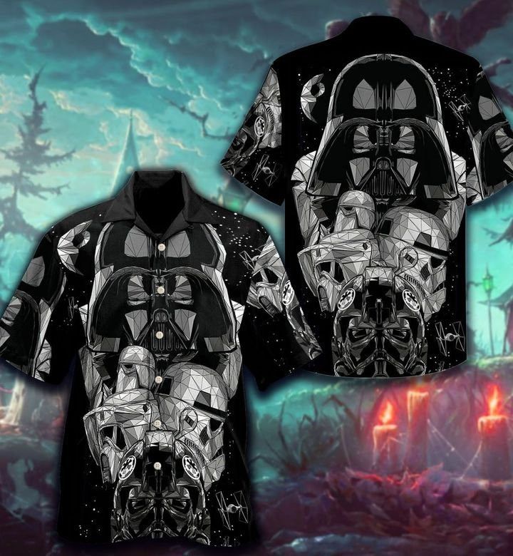 Star Wars Dark Short Sleeve Hawaiian Shirt Star Wars Dark Short Sleeve Hawaiian Shirt