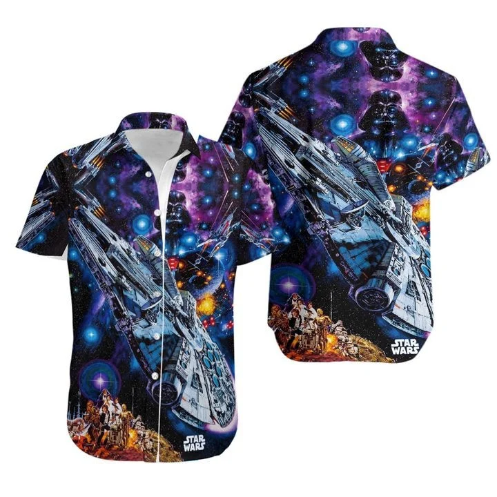 Star Wars SpaceShip Hawaiian Shirt Star Wars SpaceShip Hawaiian Shirt