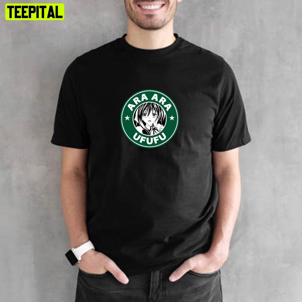 Starbucks Style Ara Ara Ufufu Unisex T-Shirt Starbucks Style Ara Ara Ufufu Unisex T-Shirt