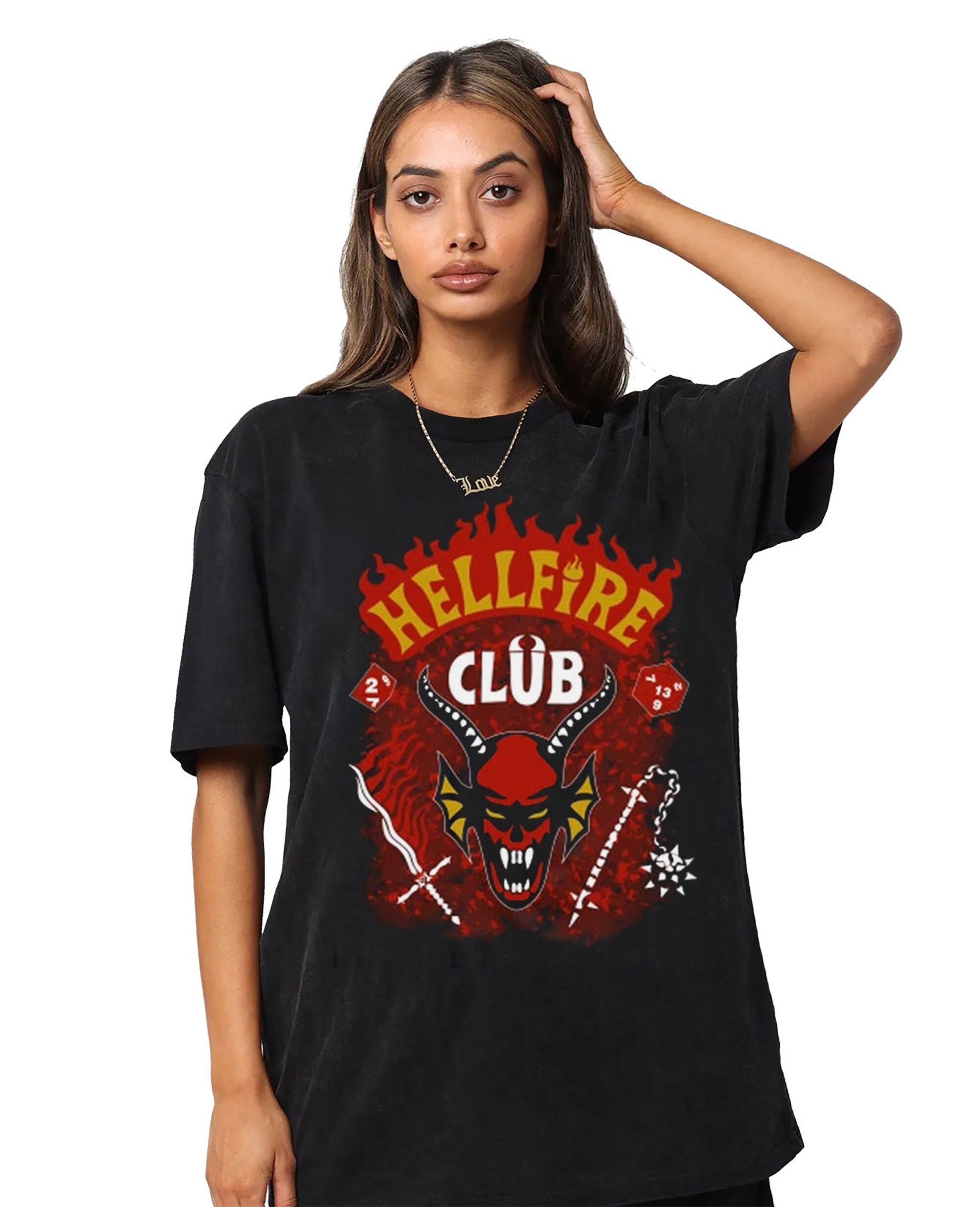 Stranger Things 4 Hellfire Club Unisex T-Shirt Stranger Things 4 Hellfire Club Unisex T-Shirt