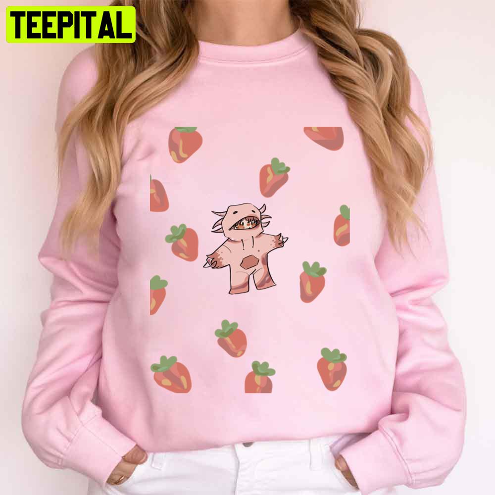 Strawberrys Axlotl Unisex T-Shirt Strawberrys Axlotl Unisex T-Shirt