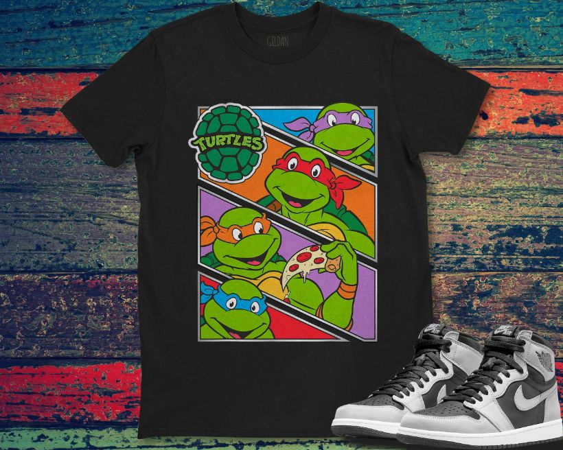 Teenage Mutant Ninja Turtles Multiple Panels Vintage Graphic Unisex Gift T-Shirt Teenage Mutant Ninja Turtles Multiple Panels Vintage Graphic Unisex Gift T-Shirt