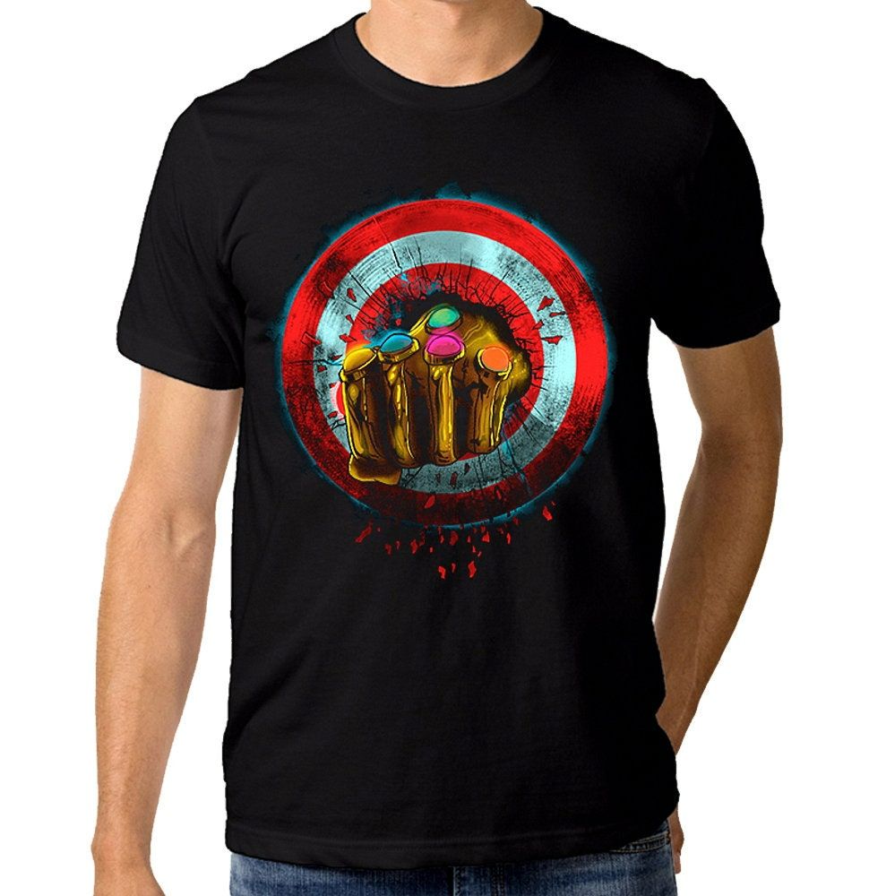 Thanos Break Captain Americas Shield T-Shirt Thanos Break Captain Americas Shield T-Shirt