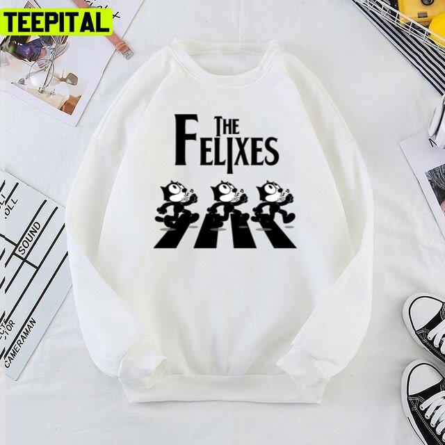 The Felixes Abbey Road Cross Design Unisex T-Shirt The Felixes Abbey Road Cross Design Unisex T-Shirt