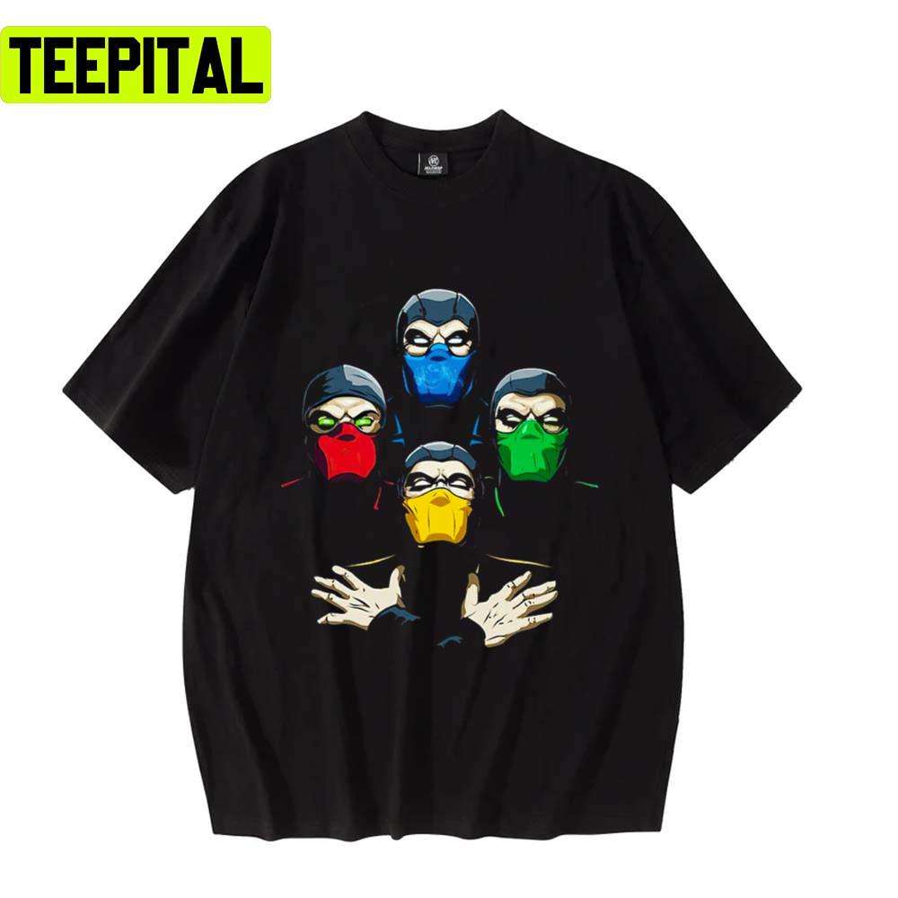 The Four Legendary Ninjas Mortal Kombat Unisex T-Shirt The Four Legendary Ninjas Mortal Kombat Unisex T-Shirt