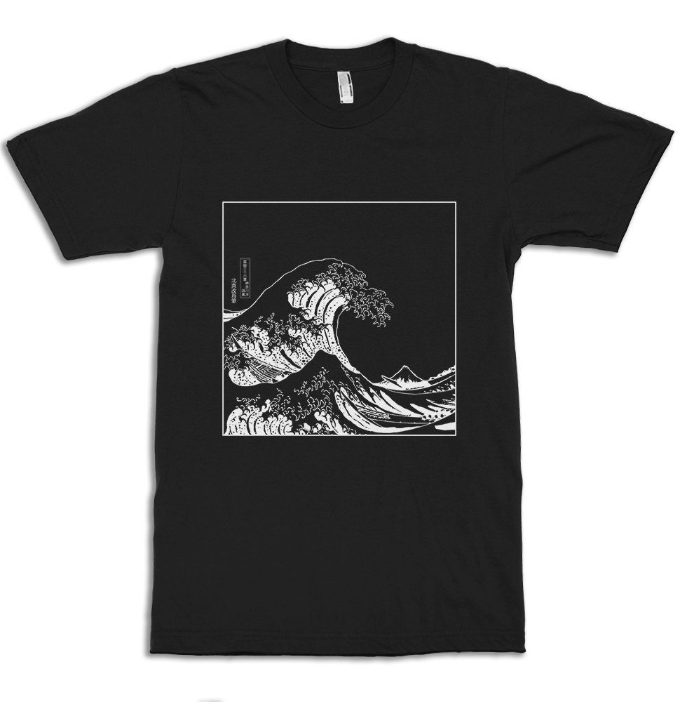 The Great Wave off Kanagawa Black T-Shirt The Great Wave off Kanagawa Black T-Shirt