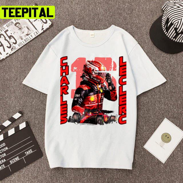 The Iconic Moment Charles Leclerc F1 Scuderia Ferrari Unisex T-Shirt The Iconic Moment Charles Leclerc F1 Scuderia Ferrari Unisex T-Shirt