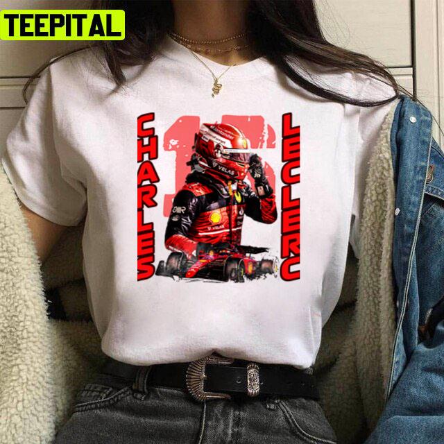 The Iconic Moment Charles Leclerc F1 Scuderia Ferrari Unisex T-Shirt The Iconic Moment Charles Leclerc F1 Scuderia Ferrari Unisex T-Shirt