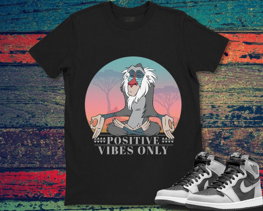 The Lion King Rafaki Positive Vibes Only Unisex Gift T-Shirt The Lion King Rafaki Positive Vibes Only Unisex Gift T-Shirt