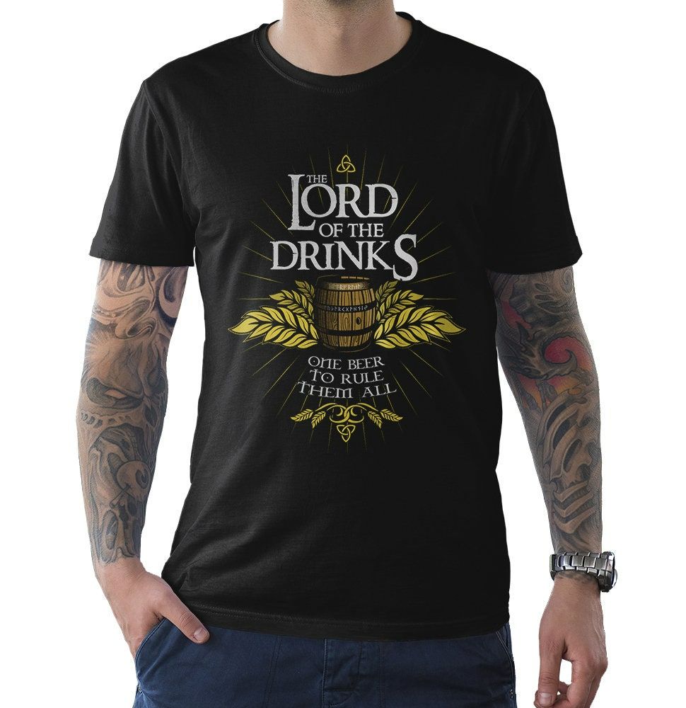 The Lord of the Drinks Funny T-Shirt The Lord of the Drinks Funny T-Shirt