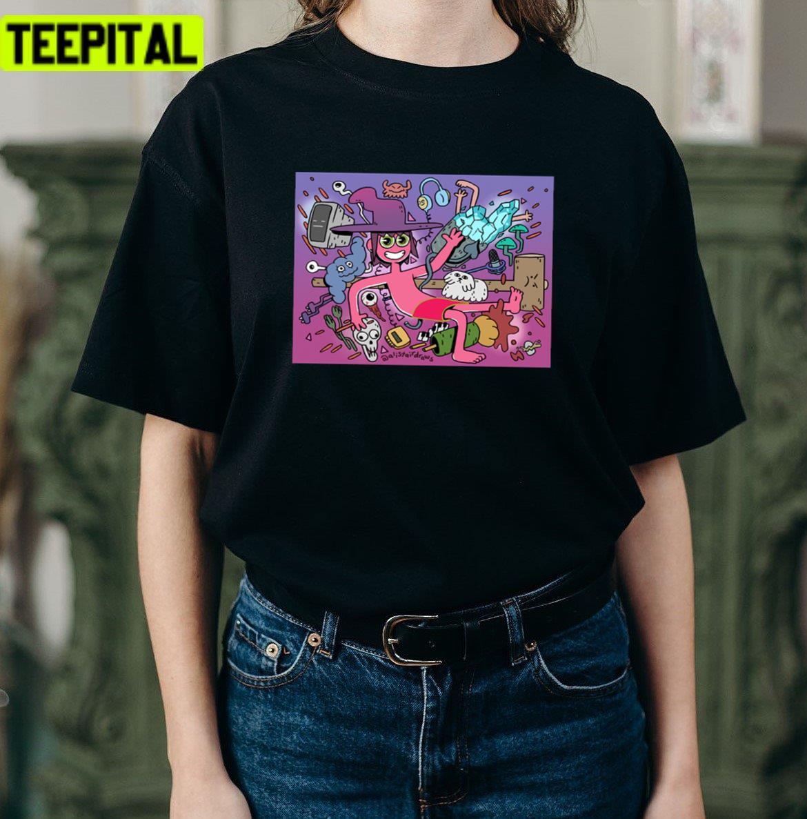 The Midnight Gospel Clancy Funny Art Unisex T-Shirt The Midnight Gospel Clancy Funny Art Unisex T-Shirt