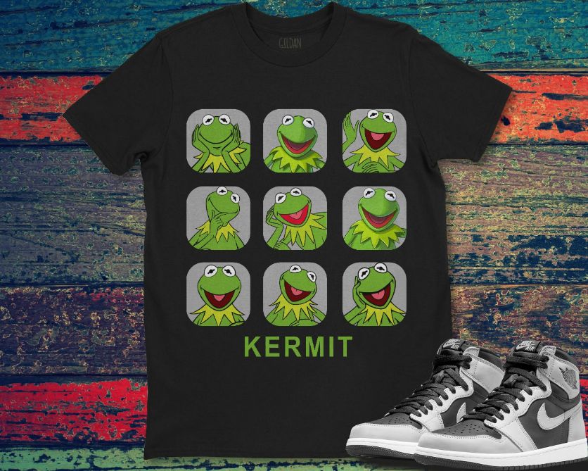 The Muppets Kermit Frog Moods Box Up Funny Face Unisex T-Shirt The Muppets Kermit Frog Moods Box Up Funny Face Unisex T-Shirt