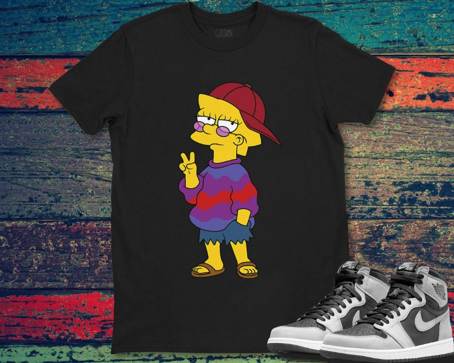 The Simpson Family Bart Lisa Simpson Funny Pose Unisex Gift T-Shirt The Simpson Family Bart Lisa Simpson Funny Pose Unisex Gift T-Shirt