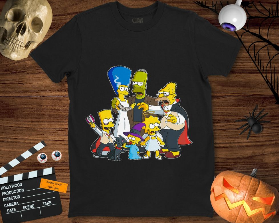 The Simpsons Family Treehouse of Horror Halloween T-Shirt The Simpsons Family Treehouse of Horror Halloween T-Shirt