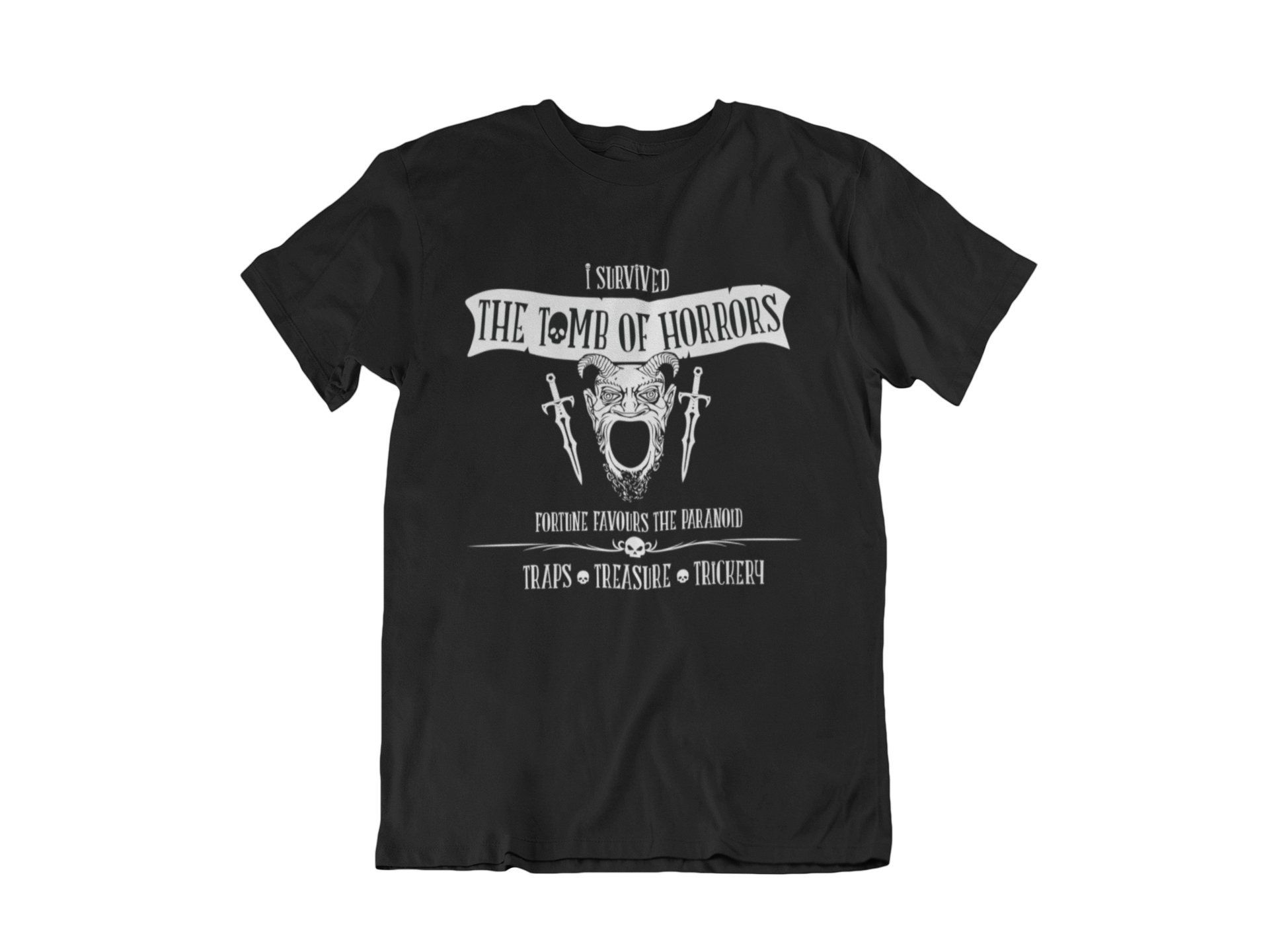The Tomb of Horrors DD Dungeons and Dragons Inspired T-Shirt The Tomb of Horrors DD Dungeons and Dragons Inspired T-Shirt