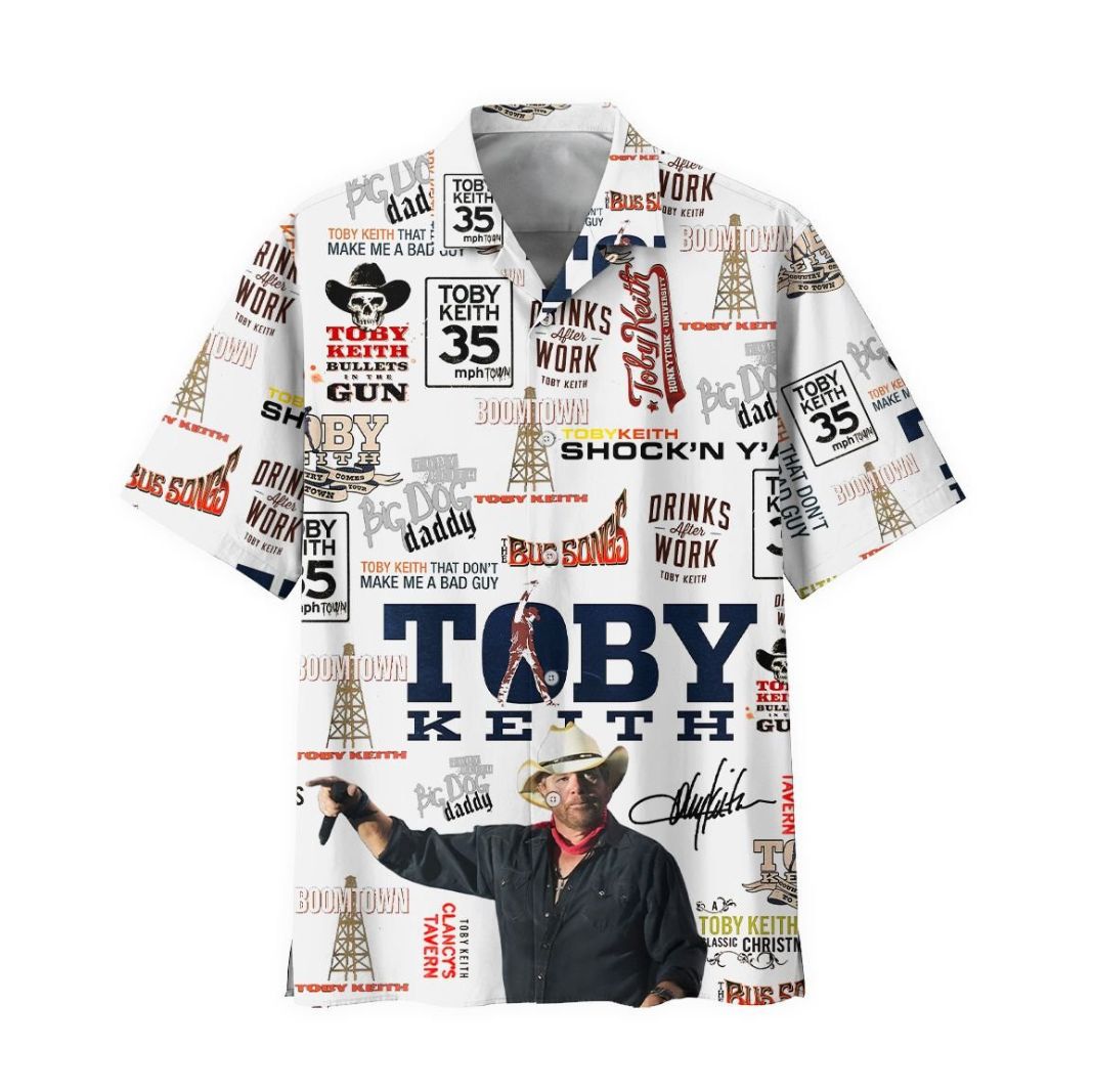 Toby Keith Hawaiian Shirt Limited Edition HA33 Toby Keith Hawaiian Shirt Limited Edition HA33