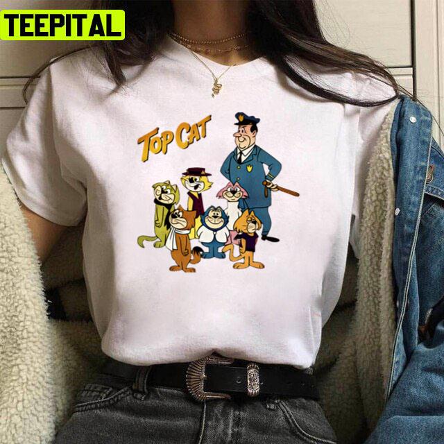 Top Cat Vintage Retro Cartoon Summer Unisex T-Shirt Top Cat Vintage Retro Cartoon Summer Unisex T-Shirt