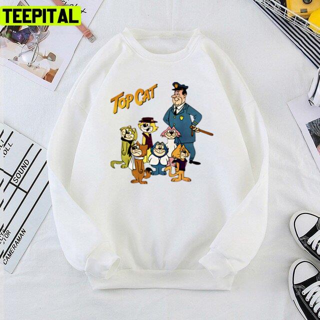 Top Cat Vintage Retro Cartoon Summer Unisex T-Shirt Top Cat Vintage Retro Cartoon Summer Unisex T-Shirt
