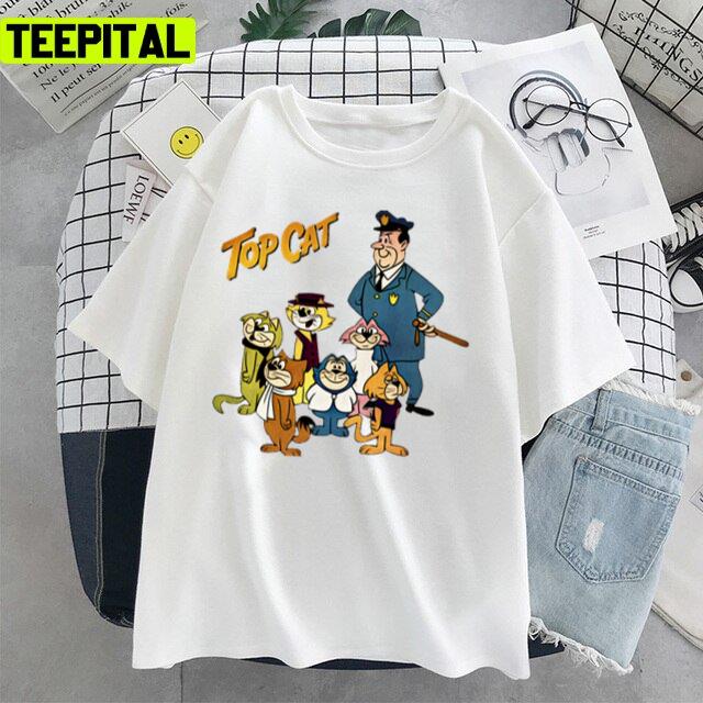 Top Cat Vintage Retro Cartoon Summer Unisex T-Shirt Top Cat Vintage Retro Cartoon Summer Unisex T-Shirt