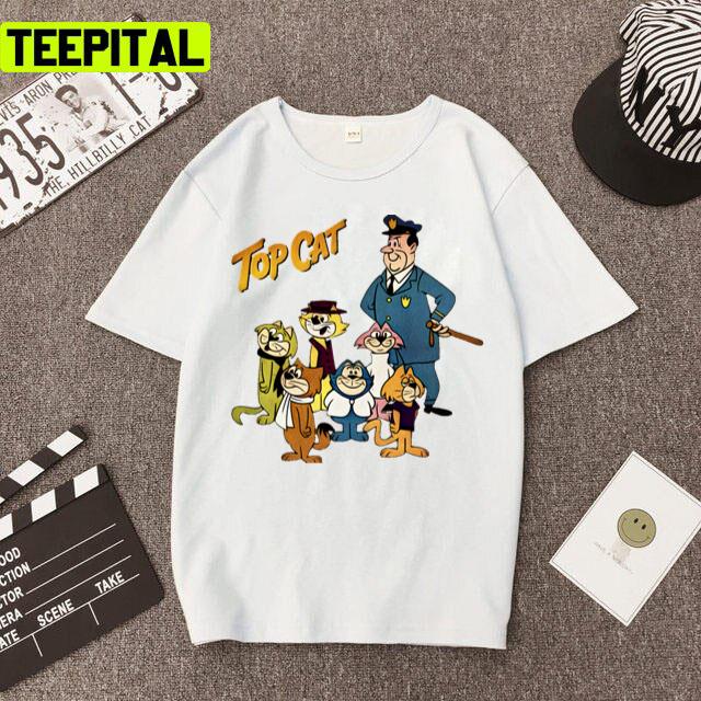 Top Cat Vintage Retro Cartoon Summer Unisex T-Shirt Top Cat Vintage Retro Cartoon Summer Unisex T-Shirt