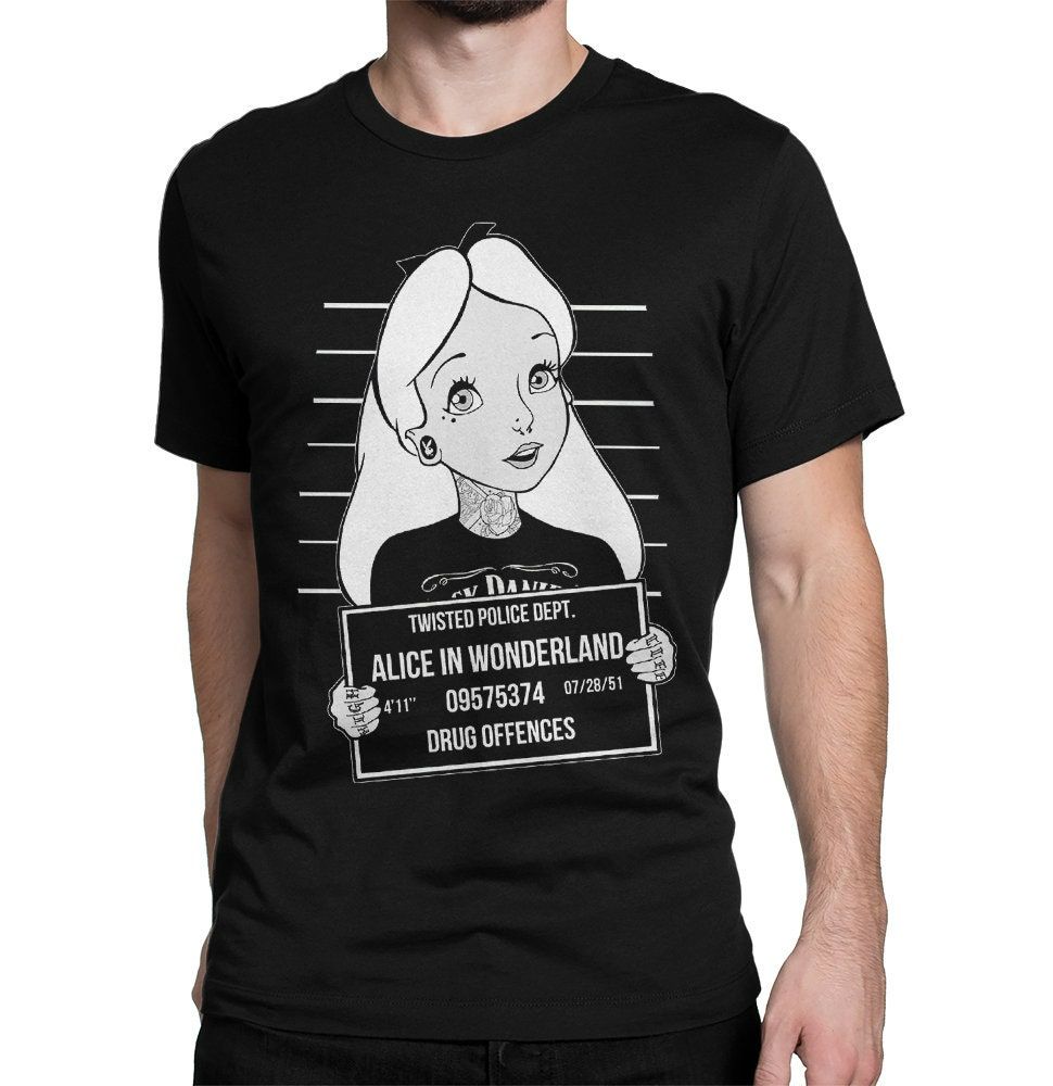 Twisted Police Dept Alice in Wonderland T-Shirt Twisted Police Dept Alice in Wonderland T-Shirt