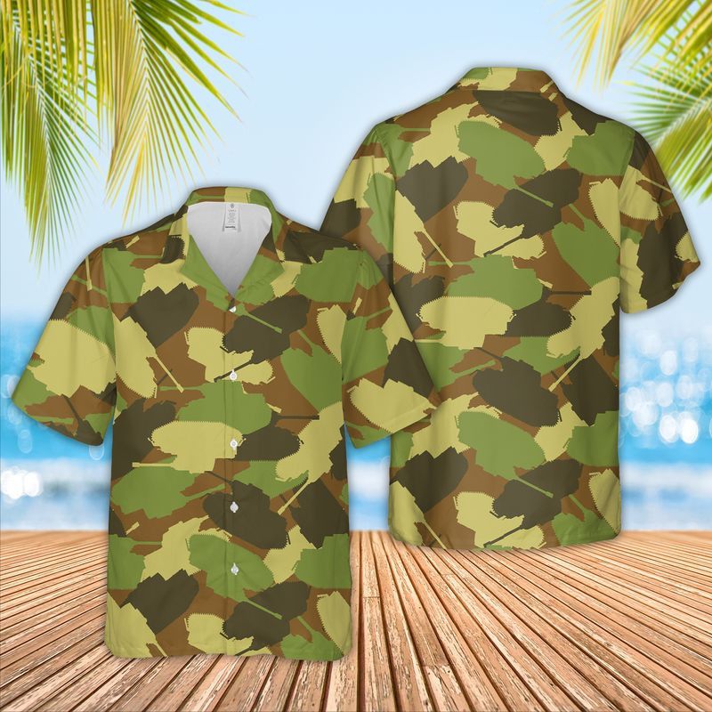 Us Army Tank Hawaii Shirt HA33 Us Army Tank Hawaii Shirt HA33