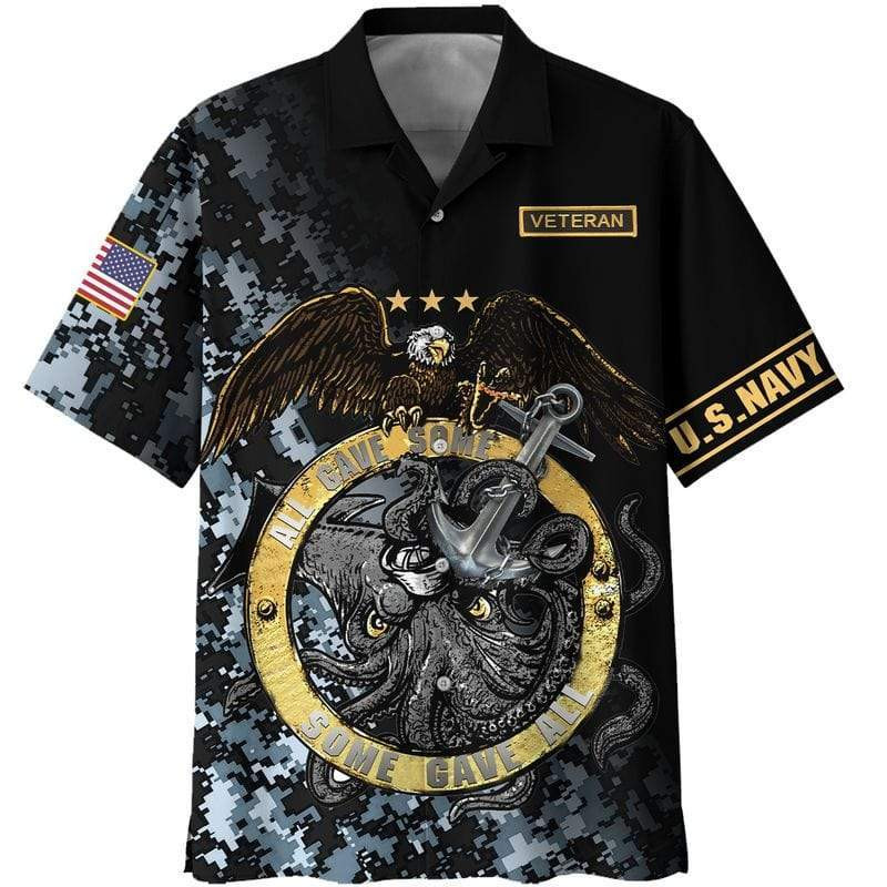 U.S Navy Octopus Cool Hawaiian Shirt U.S Navy Octopus Cool Hawaiian Shirt