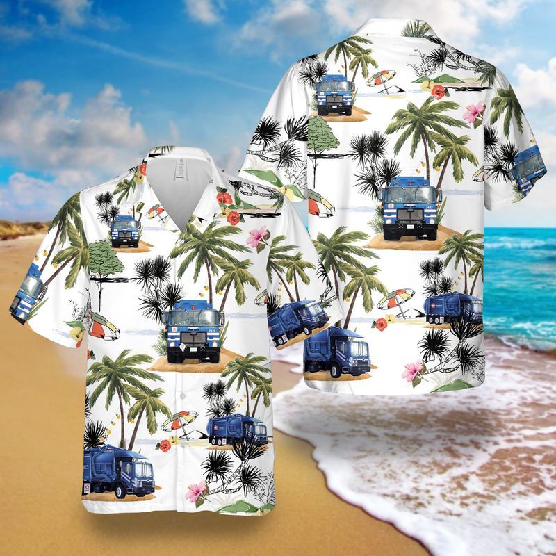 US Waste Collector Hawaii Shirt HA33 US Waste Collector Hawaii Shirt HA33