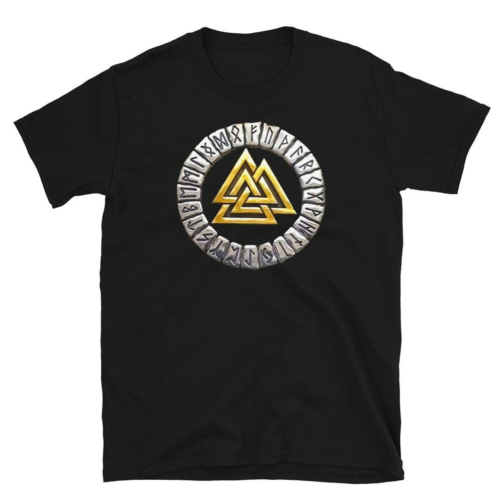 Valknut Pendant Talisman Unisex T-Shirt Valknut Pendant Talisman Unisex T-Shirt
