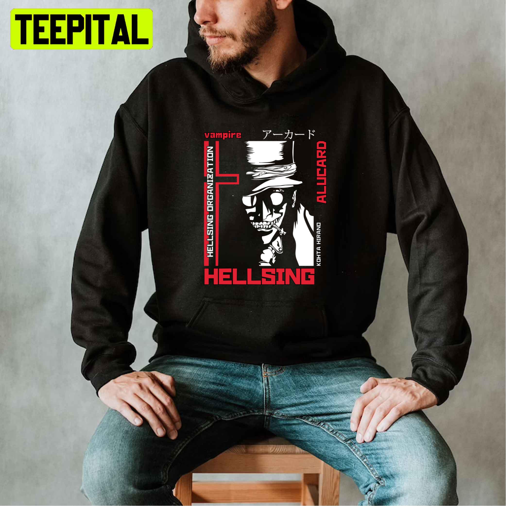 Vamprie Hellsing Kohta Hirano Unisex T-Shirt Vamprie Hellsing Kohta Hirano Unisex T-Shirt