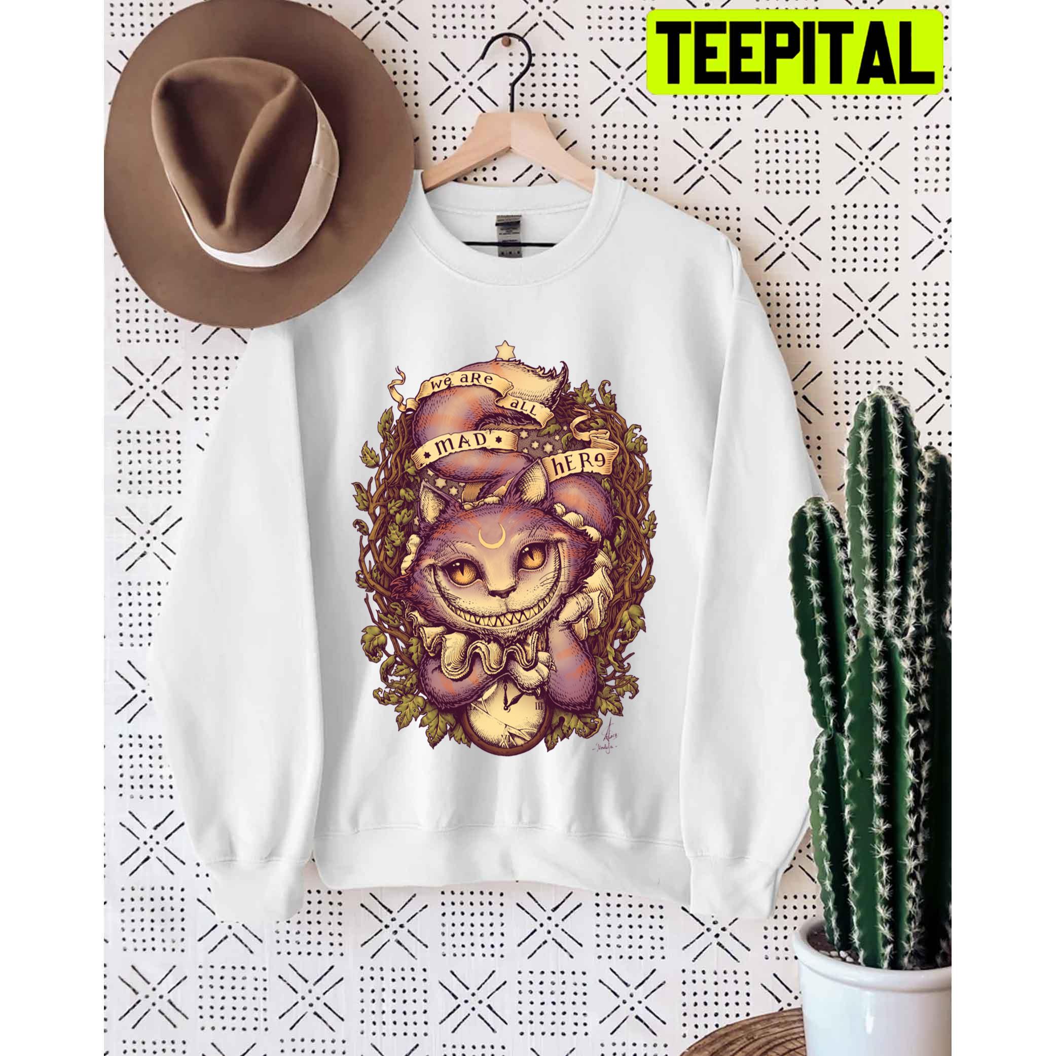 Vintage Cheshire Cat Relaxed Fit Unisex T-Shirt Vintage Cheshire Cat Relaxed Fit Unisex T-Shirt