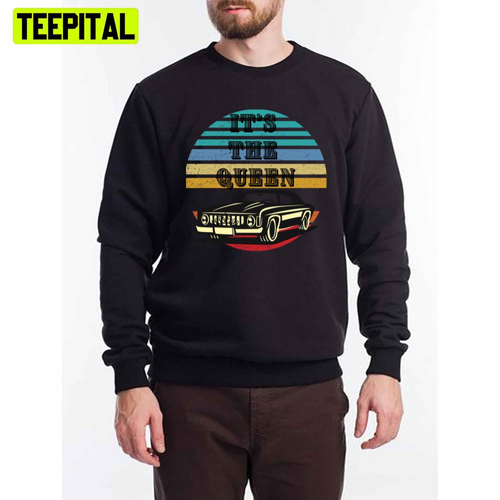 Vintage It's The Queen Car Unisex T-Shirt Vintage It's The Queen Car Unisex T-Shirt