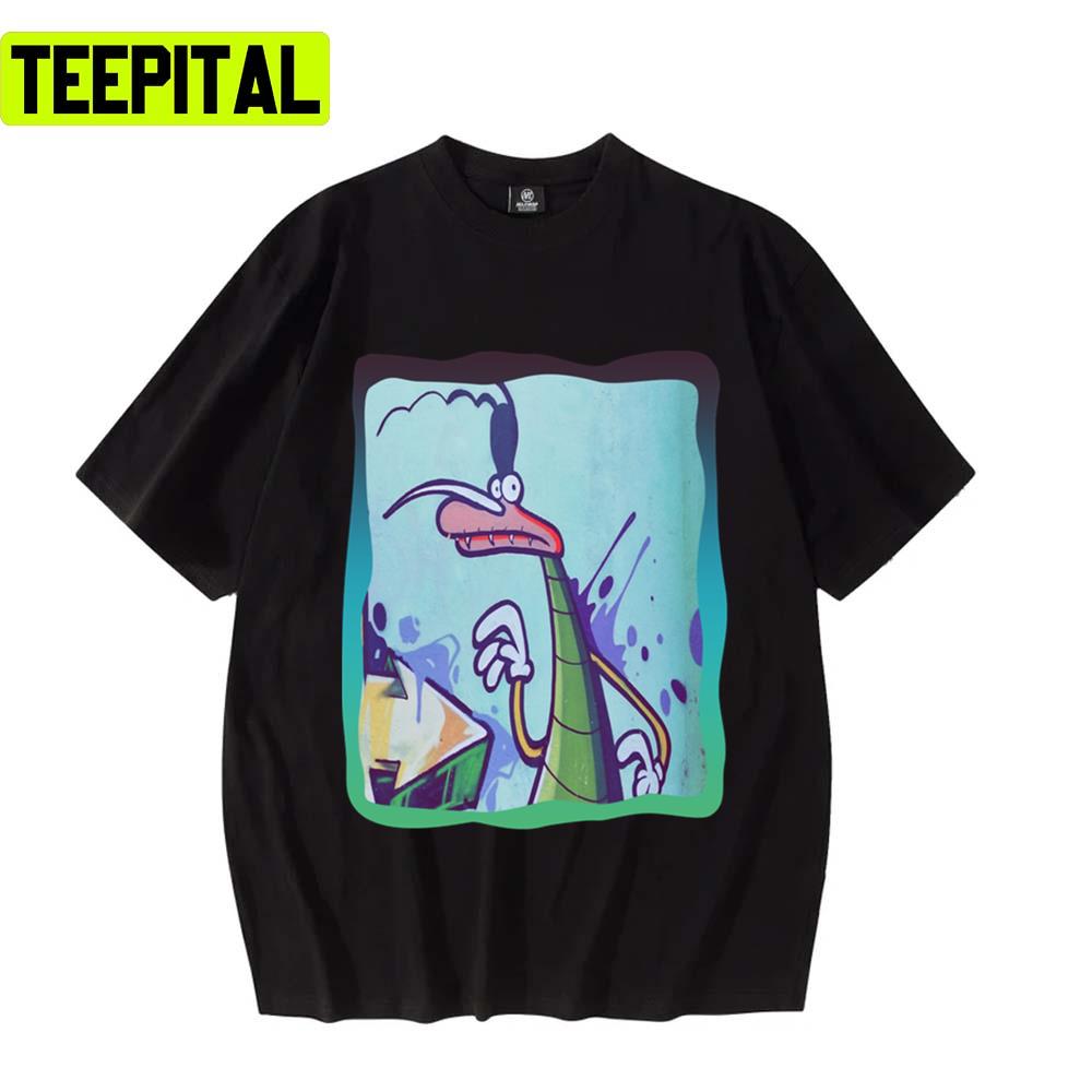 Vintage Oggy And The Cockroaches Oggy On A Hunt Graphic Unisex T-Shirt Vintage Oggy And The Cockroaches Oggy On A Hunt Graphic Unisex T-Shirt