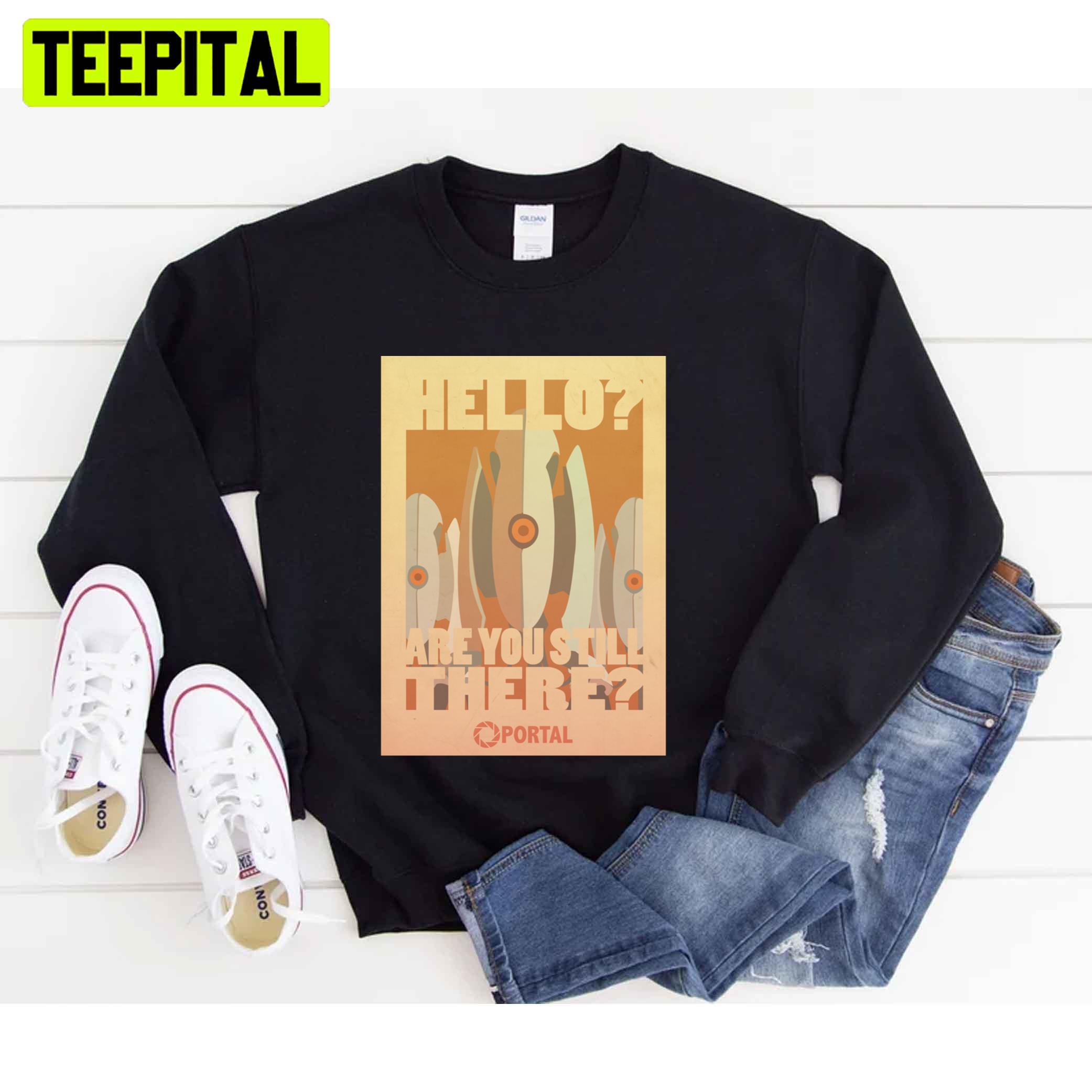 Vintage Portal Propaganda Turrets Unisex T-Shirt Vintage Portal Propaganda Turrets Unisex T-Shirt