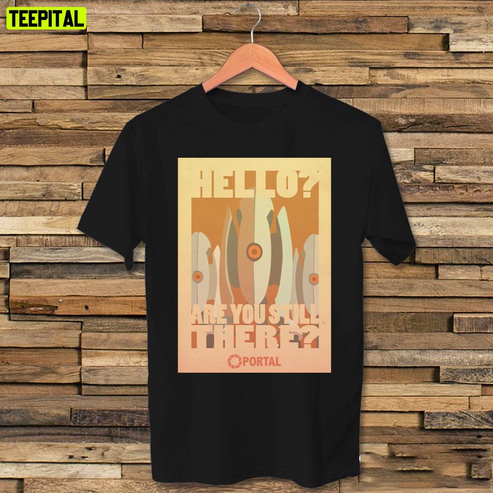 Vintage Portal Propaganda Turrets Unisex T-Shirt Vintage Portal Propaganda Turrets Unisex T-Shirt
