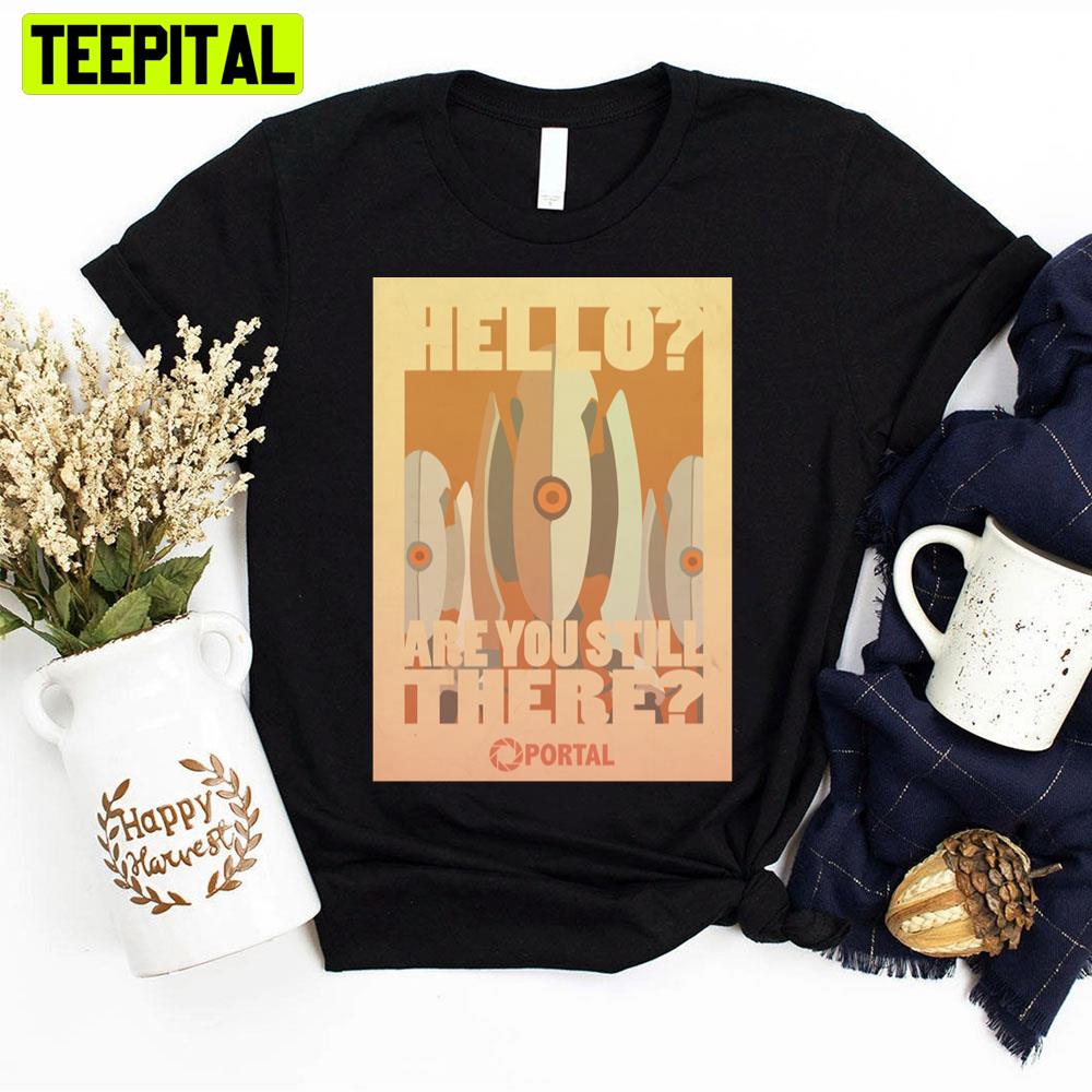 Vintage Portal Propaganda Turrets Unisex T-Shirt Vintage Portal Propaganda Turrets Unisex T-Shirt