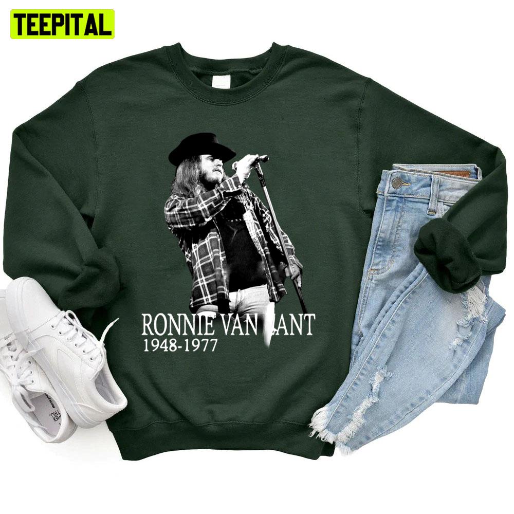 Vintage Ronnie Van Zant 1948-1977 Unisex T-Shirt Vintage Ronnie Van Zant 1948-1977 Unisex T-Shirt