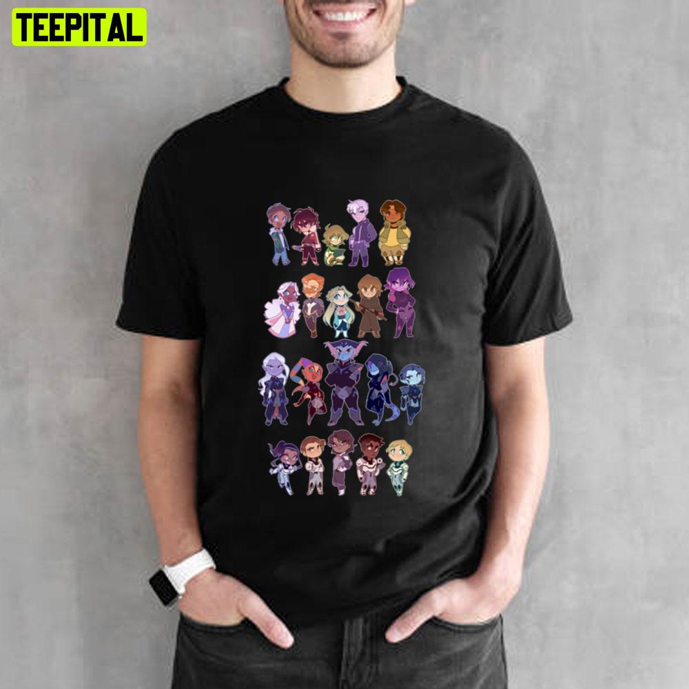 Voltron Chibis Unisex T-Shirt Voltron Chibis Unisex T-Shirt